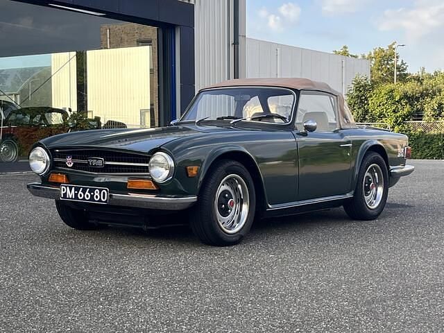 Occasion Triumph TR6 125 PK (91 kW) 1971 Groenlaurel green Cabriolet