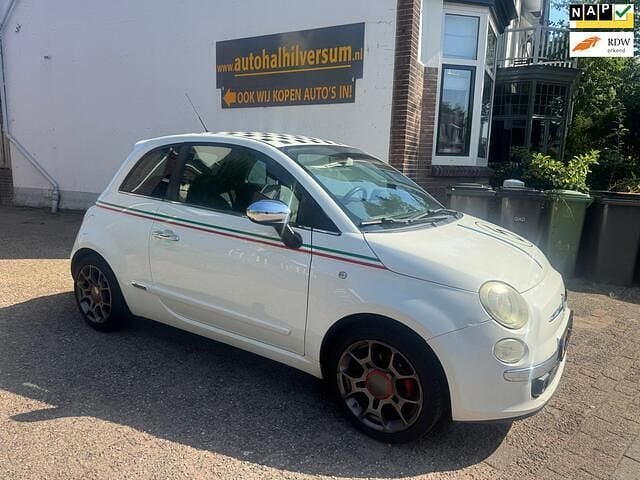Wit Gebruikt 2008 Fiat 500 Sport Hatchback | € 2.999 (Goede deal) - Afbeelding 1/4