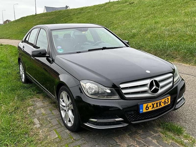 Zwart Gebruikt 2013 Mercedes C180 Edition Stationwagen | € 9.900 (Eerlijke prijs) - Afbeelding 1/4
