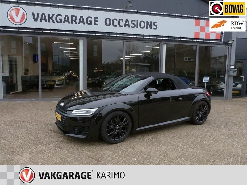 Zwart Gebruikt 2017 Audi TT Roadster Design Cabriolet | € 21.950 (Eerlijke prijs) - Afbeelding 1/4