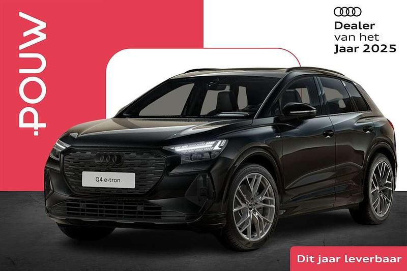 Zwart Nieuw 2025 Audi Q4 e-tron Competition SUV | € 63.850 (Duur) - Afbeelding 1/4
