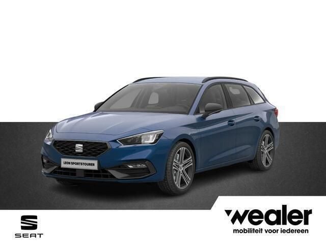Blauw, metallic lak Nieuw 2024 Seat Leon ST FR Stationwagen | € 39.040 (Eerlijke prijs) - Afbeelding 1/1