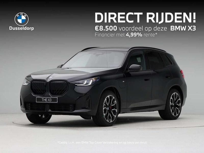 Zwart Nieuw 2025 BMW X3 SUV | € 84.830 (Super prijs) - Afbeelding 1/4