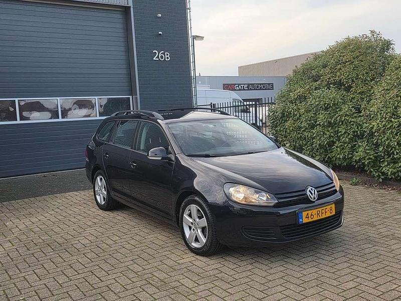 Zwart Gebruikt 2011 VW Golf VI Trendline Stationwagen | € 3.650 (Goede deal) - Afbeelding 1/4