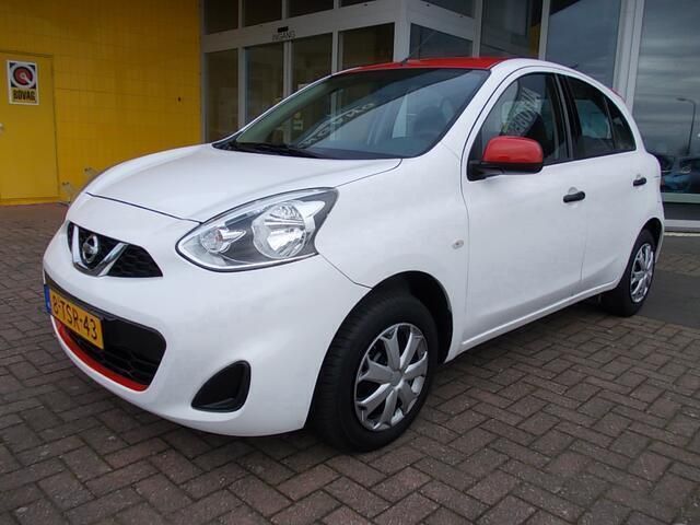 Wit Gebruikt 2014 Nissan Micra S Hatchback | € 8.995 (Duur) - Afbeelding 1/4