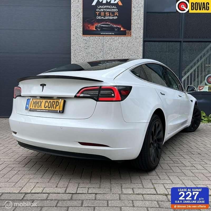Wit Gebruikt 2020 Tesla Model 3 Long Range AWD Sedan | € 16.999 (Super prijs) - Afbeelding 1/4