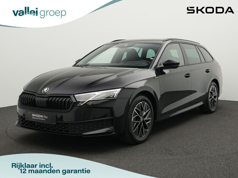 Zwart Gebruikt 2024 Skoda Octavia Business Line Stationwagen | € 38.900 - Afbeelding 1/4