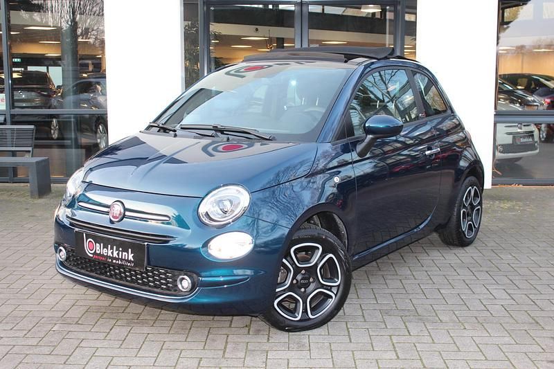 Blauw Occasion 2023 Fiat 500C Dolcevita Cabriolet | € 17.745 (Eerlijke prijs) - Afbeelding 1/4