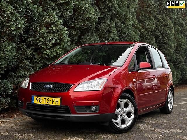 Rood Gebruikt 2007 Ford C-MAX Futura MPV | € 2.000 (Eerlijke prijs) - Afbeelding 1/4