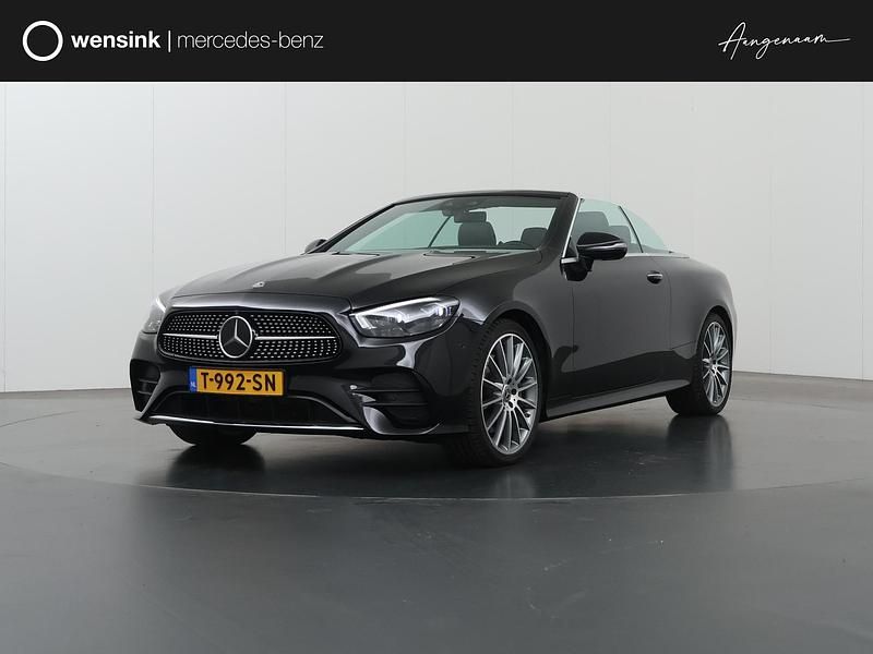 Zwart Gebruikt 2021 Mercedes E450 AMG line Cabriolet | € 64.850 - Afbeelding 1/4