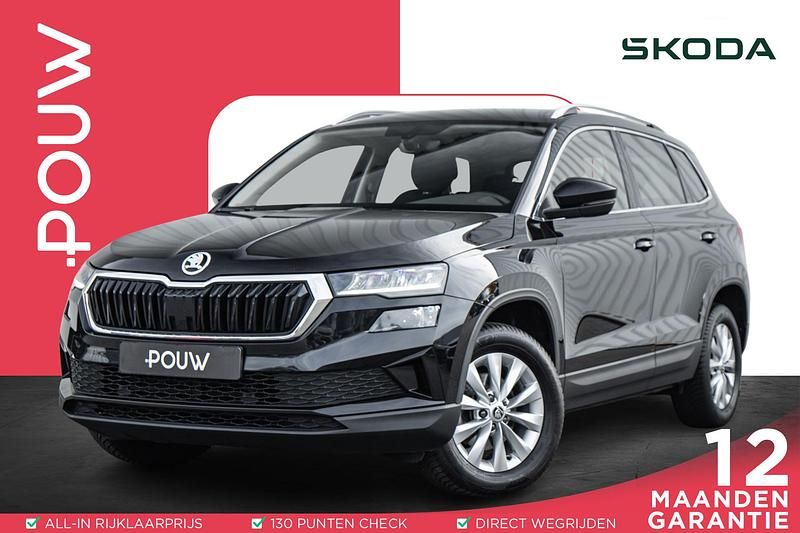 Zwart Gebruikt 2022 Skoda Karoq Business Line SUV | € 23.950 (Eerlijke prijs) - Afbeelding 1/4