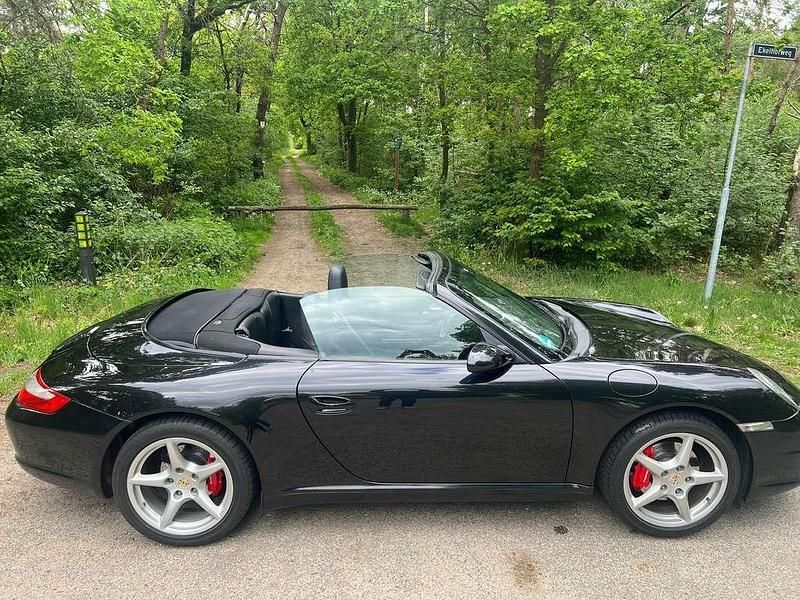 Zwart Gebruikt 2005 Porsche 911 Carrera Cabriolet Cabriolet | € 38.997 - Afbeelding 1/4