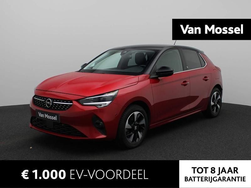 Rood Gebruikt 2022 Opel Corsa-e Elegance Hatchback | € 16.400 (Eerlijke prijs) - Afbeelding 1/4