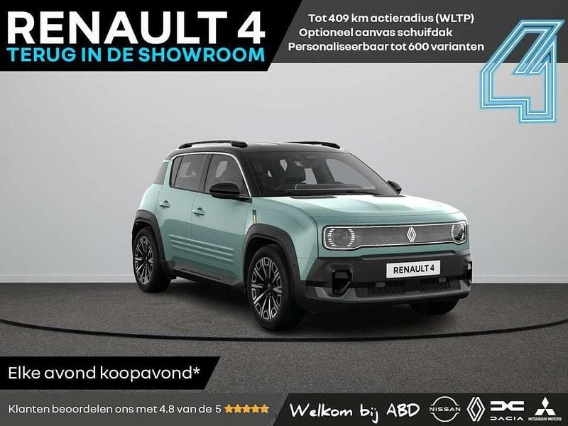 Groen Nieuw 2025 Renault 4 E-Tech Iconic SUV | € 37.815 (Iets duurder) - Afbeelding 1/4