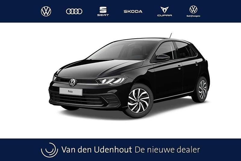 Zwart Nieuw 2025 VW Polo Edition Hatchback | € 26.391 (Super prijs) - Afbeelding 1/4
