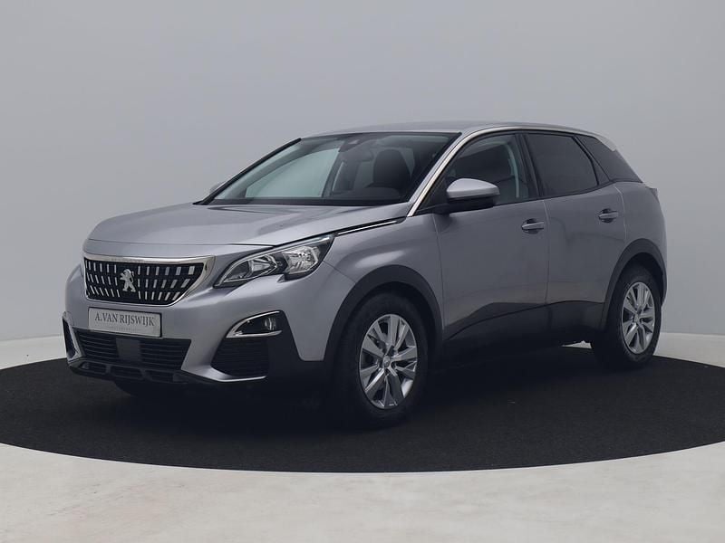 Grijs Gebruikt 2019 Peugeot 3008 Active SUV | € 15.400 (Super prijs) - Afbeelding 1/4