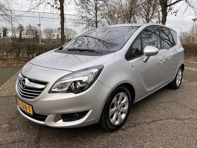 Grijs Gebruikt 2017 Opel Meriva MPV | € 9.950 (Eerlijke prijs) - Afbeelding 1/4