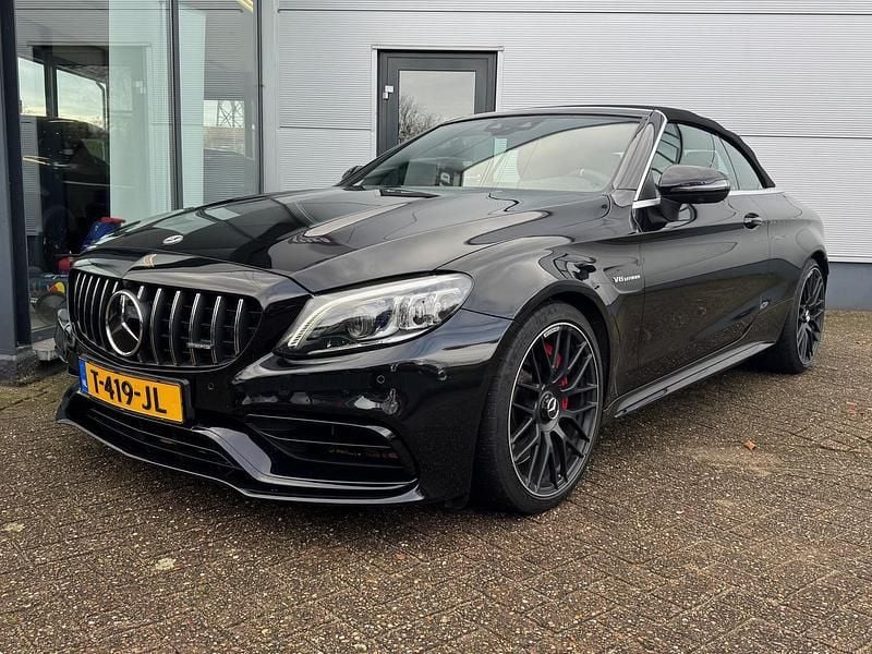 Occasion Mercedes C63S AMG AMG 511 PK (375 kW) 2019 Zwart Cabriolet
