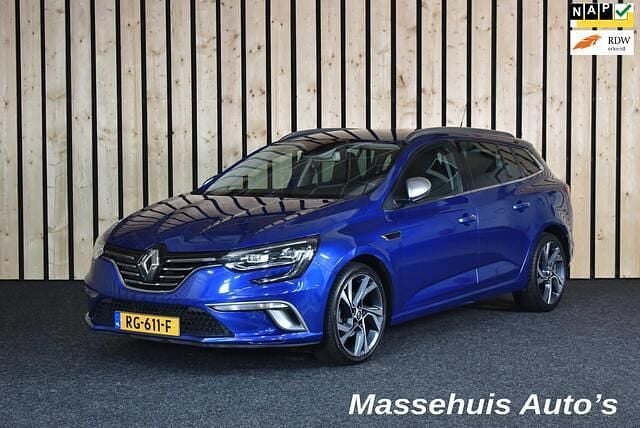 Blauw Occasion 2017 Renault Mégane GT Line GT-Line Stationwagen | € 12.900 (Eerlijke prijs) - Afbeelding 1/4