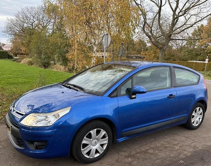 Blauw (metallic) Gebruikt 2009 Citroën C4 Coupé | € 1.150 - Afbeelding 1/4