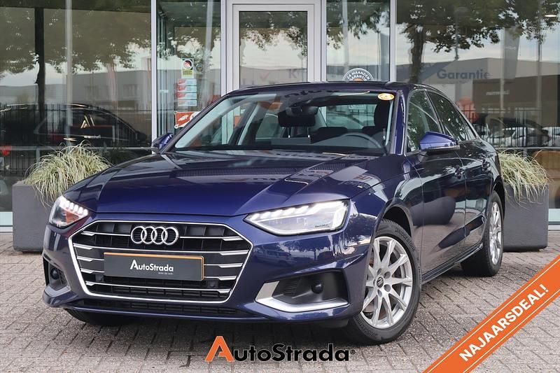 Blauw Gebruikt 2021 Audi A4 Advanced Sedan | € 23.895 (Eerlijke prijs) - Afbeelding 1/4