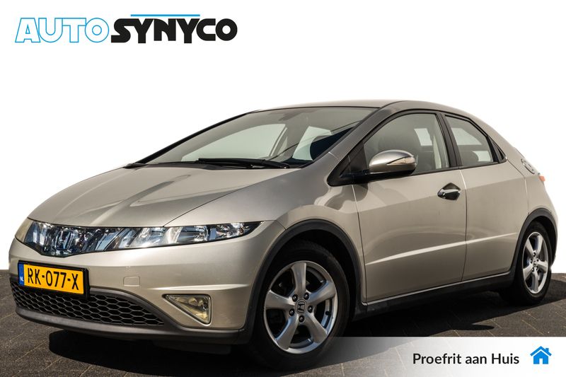 Grijs Gebruikt 2018 Honda Civic Sport Hatchback | € 6.450 - Afbeelding 1/4