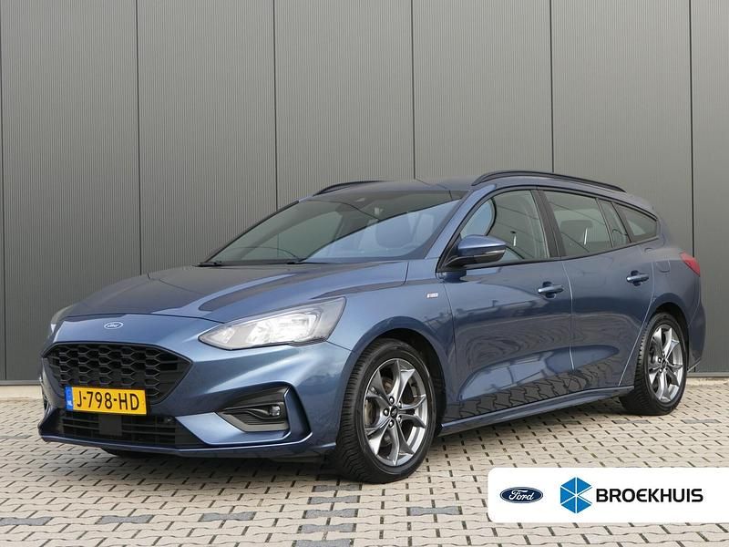 Blauw Gebruikt 2020 Ford Focus ST-Line Stationwagen | € 18.940 (Eerlijke prijs) - Afbeelding 1/4