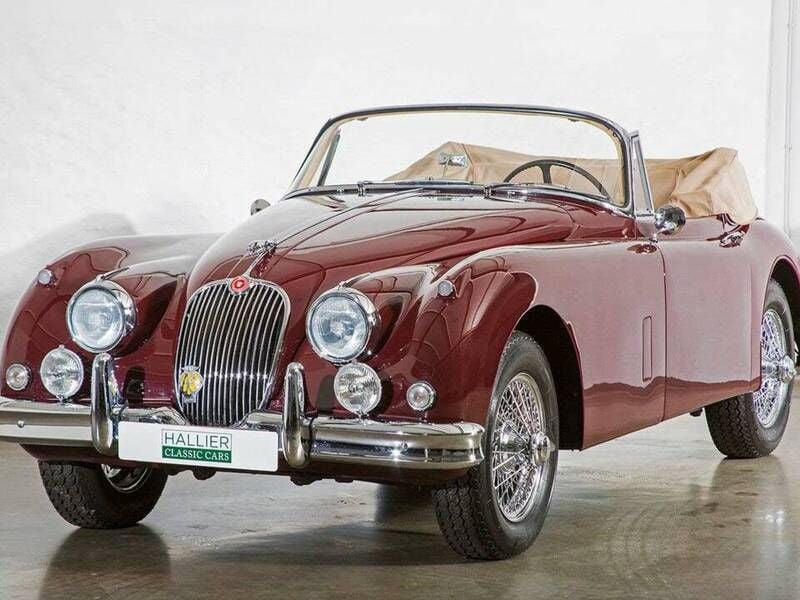 Roodmaroon red Gebruikt 1959 Jaguar XK Cabriolet | € 119.500 - Afbeelding 1/4