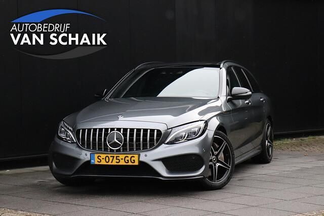 Grijs Gebruikt 2017 Mercedes C250 Premium Plus Stationwagen | € 24.950 (Eerlijke prijs) - Afbeelding 1/4