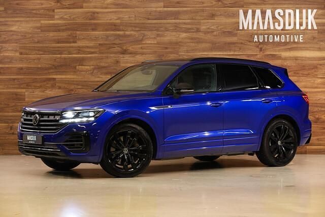 Blauw Gebruikt 2021 VW Touareg R-line SUV | € 49.740 (Super prijs) - Afbeelding 1/3