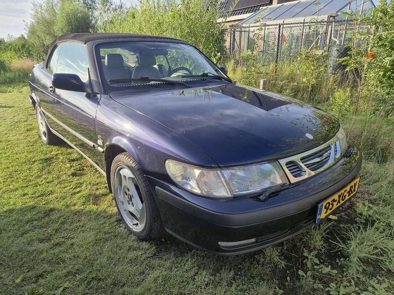 Blauw Gebruikt 2000 Saab 9-3 Cabriolet Cabriolet | € 1.200 - Afbeelding 1/4