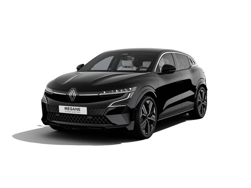 Nieuw Renault Megane E-Tech Iconic 161 kW (220 PK) 2025 Noir étoilé (zwart mica) SUV