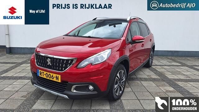 Rood Gebruikt 2018 Peugeot 2008 Allure SUV | € 12.450 (Eerlijke prijs) - Afbeelding 1/4