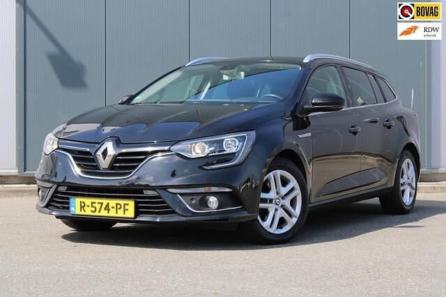 Zwart Gebruikt 2019 Renault Mégane GrandTour LIMITED Stationwagen | € 12.950 (Eerlijke prijs) - Afbeelding 1/4