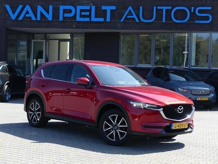 Rood Occasion 2018 Mazda CX-5 Luxury SUV | € 19.900 (Eerlijke prijs) - Afbeelding 1/4