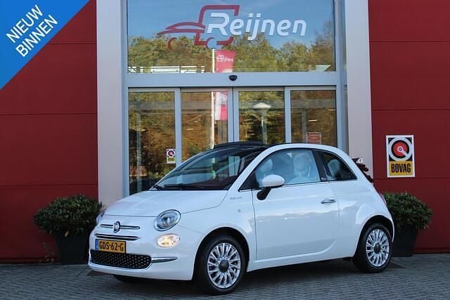 Wit Gebruikt 2022 Fiat 500 Dolcevita Cabriolet | € 15.395 (Eerlijke prijs) - Afbeelding 1/4