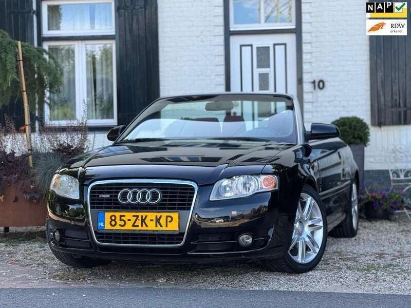 Zwart, metallic lak Gebruikt 2008 Audi A4 Cabriolet Proline Cabriolet | € 4.950 - Afbeelding 1/4