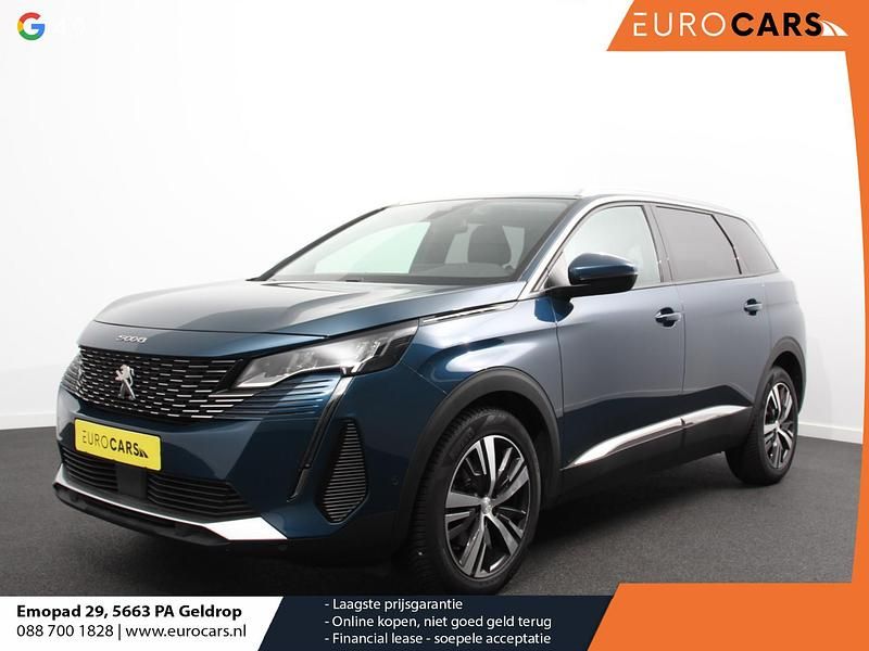 Blauw Occasion 2021 Peugeot 5008 Allure MPV | € 24.690 (Eerlijke prijs) - Afbeelding 1/4