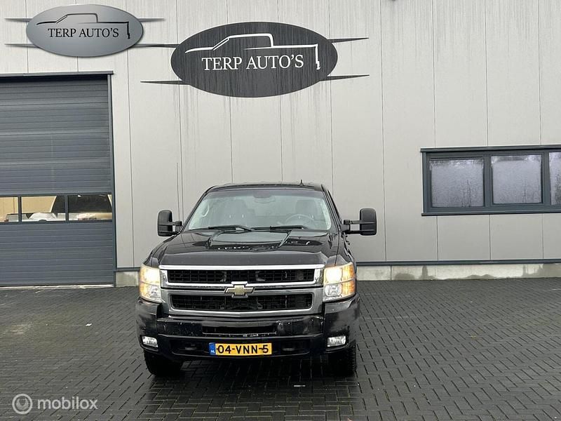 Zwart Gebruikt 2008 Chevrolet Silverado Pickup | € 15.950 - Afbeelding 1/4