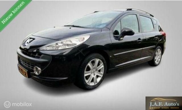 Zwart Gebruikt 2008 Peugeot 207 Stationwagen | € 1.750 (Eerlijke prijs) - Afbeelding 1/4