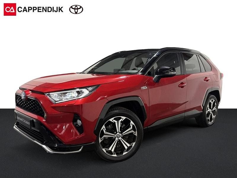 Rood Occasion 2021 Toyota RAV4 SUV | € 41.949 - Afbeelding 1/4