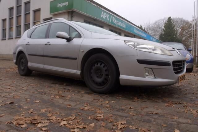 Grijs Gebruikt 2007 Peugeot 407 Premium Stationwagen | € 1.100 (Iets duurder) - Afbeelding 1/4