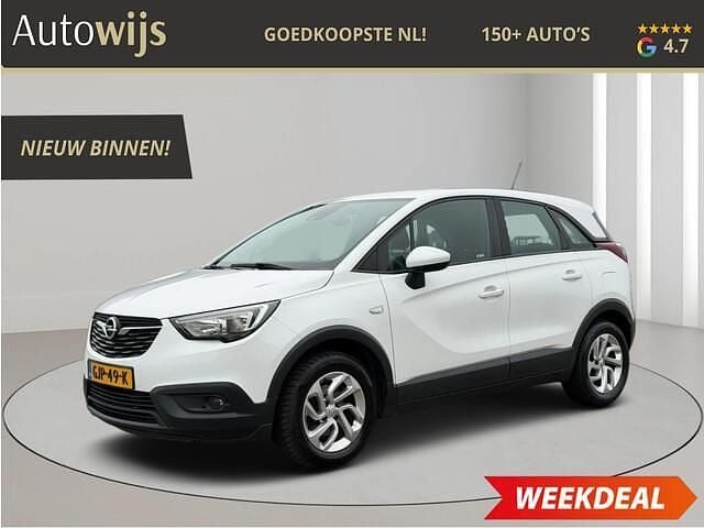 Wit Occasion 2018 Opel Crossland X Edition SUV | € 10.395 (Super prijs) - Afbeelding 1/4