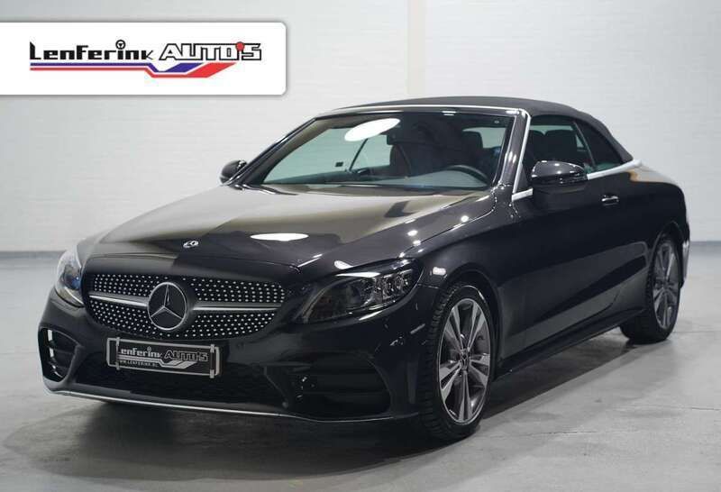 Grijs Gebruikt 2023 Mercedes C180 AMG line Cabriolet | € 55.850 (Eerlijke prijs) - Afbeelding 1/4