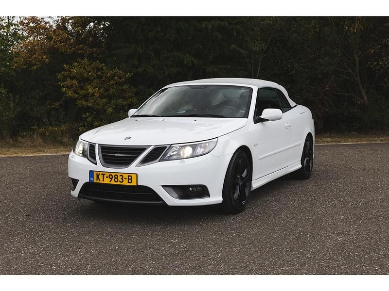 Wit Gebruikt 2010 Saab 9-3 Cabriolet Vector Cabriolet | € 10.450 (Eerlijke prijs) - Afbeelding 1/4