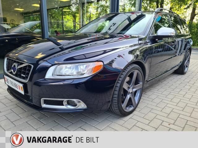 Blauw Gebruikt 2010 Volvo V70 R-Design Stationwagen | € 28.490 - Afbeelding 1/4