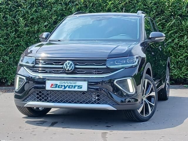 Zwart Nieuw 2025 VW T-Cross R-line SUV | € 29.990 (Super prijs) - Afbeelding 1/4
