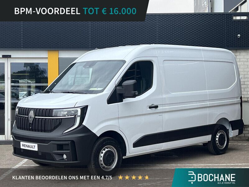 Wit Nieuw 2024 Renault Master Van | € 39.390 (Duur) - Afbeelding 1/4