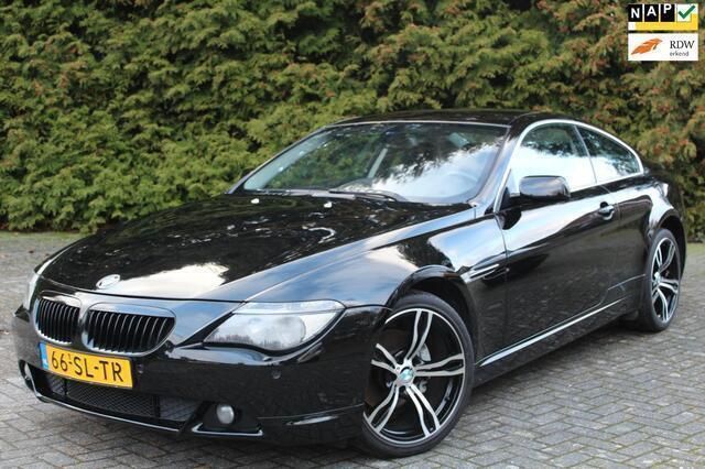 Zwart Gebruikt 2006 BMW 630 Comfort Edition Coupé | € 11.450 - Afbeelding 1/4