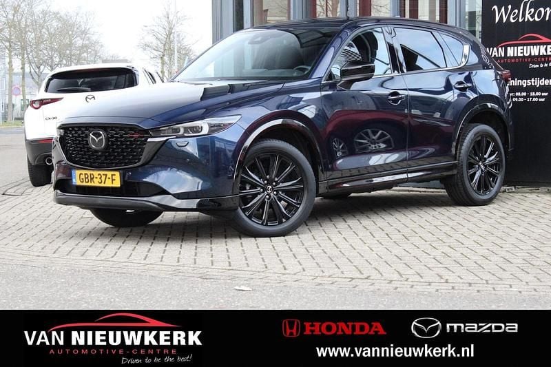 Blauw metallic Occasion 2024 Mazda CX-5 Homura-Line SUV | € 37.890 (Eerlijke prijs) - Afbeelding 1/4